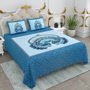 Bedsheet with 2 Pillow Covers